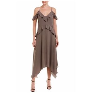 lissa asymmetrical slip dress